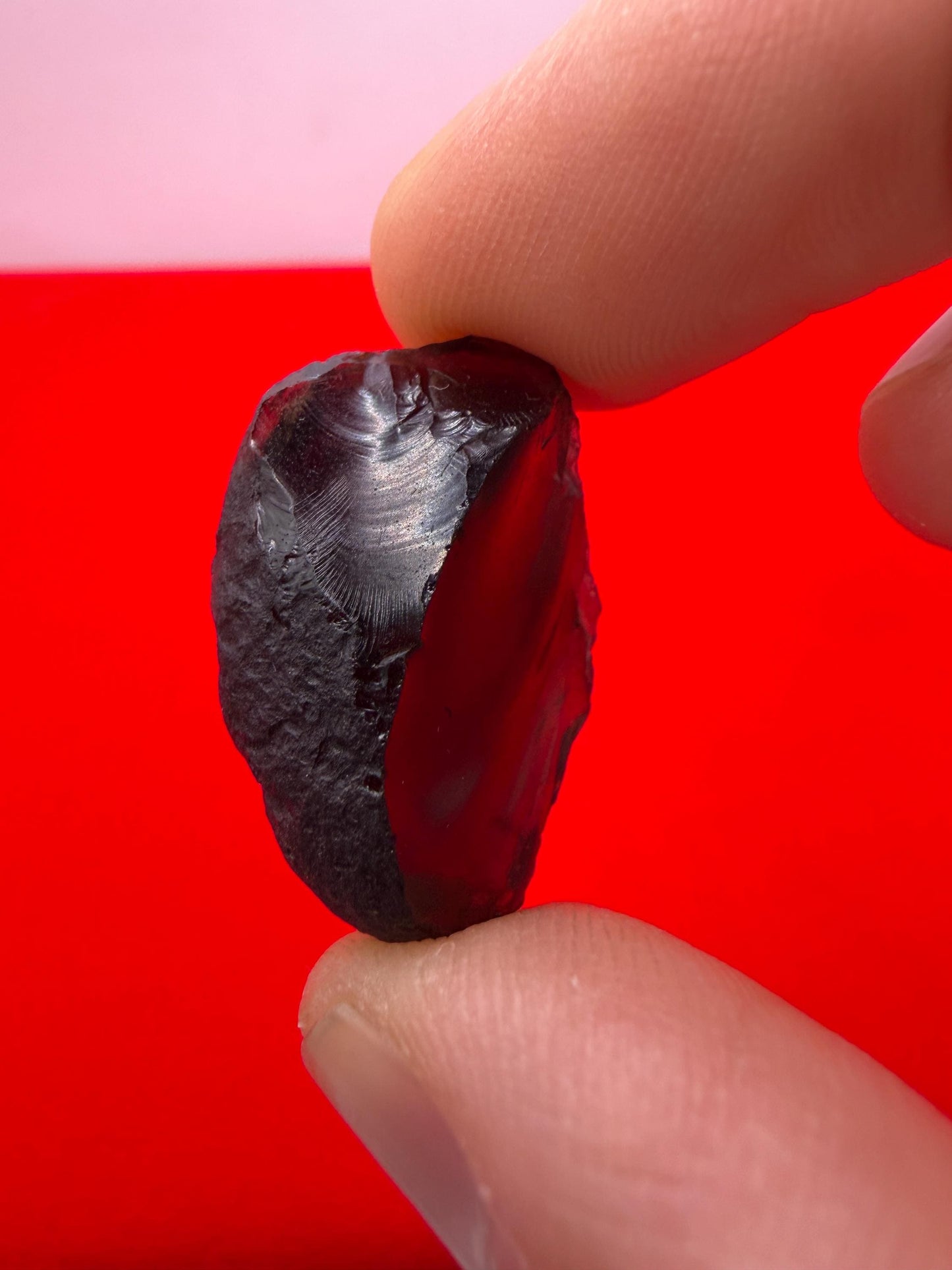 Saffordite Cintamani Stone Specimen: Rare Arizona Pseudo-Tektite, 7.49 grams