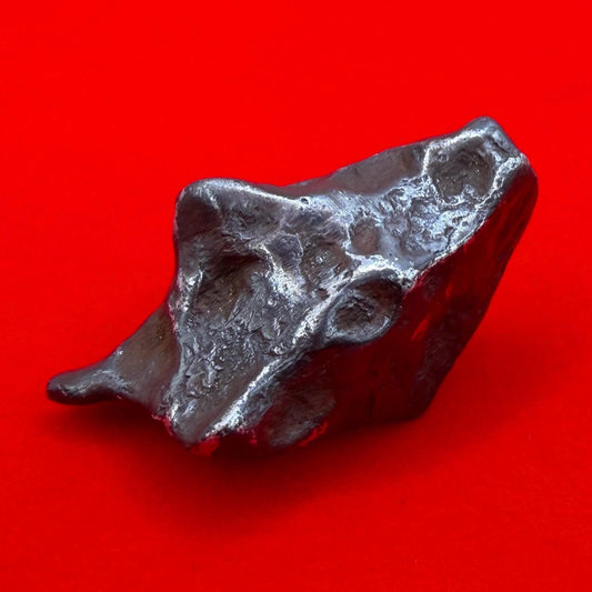 Agoudal Iron Meteorite Specimen: Thumbprint IIAB Hexahedrite, 11.69 grams