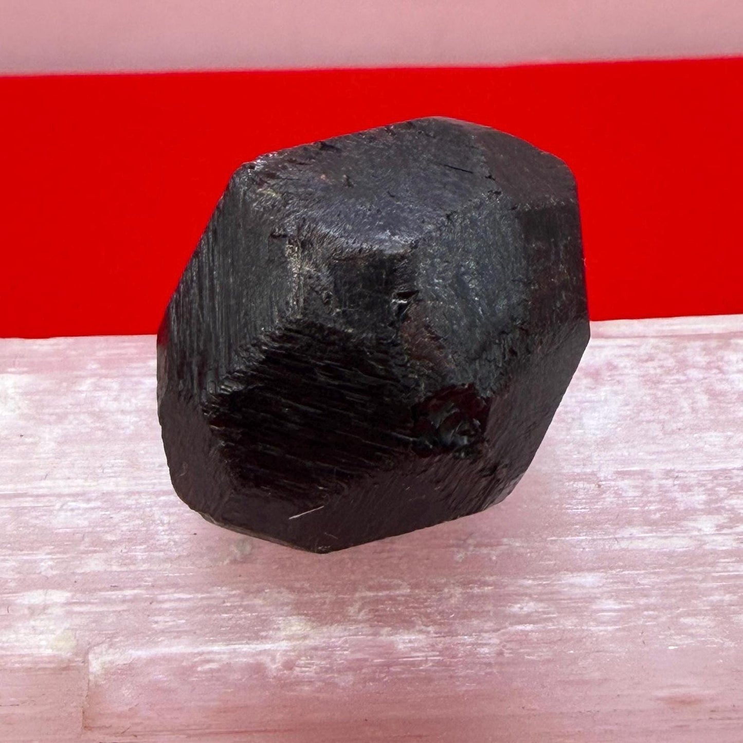 Moroccan Almandine Garnet Crystal: Dodecahedron Shape, 26.71 grams