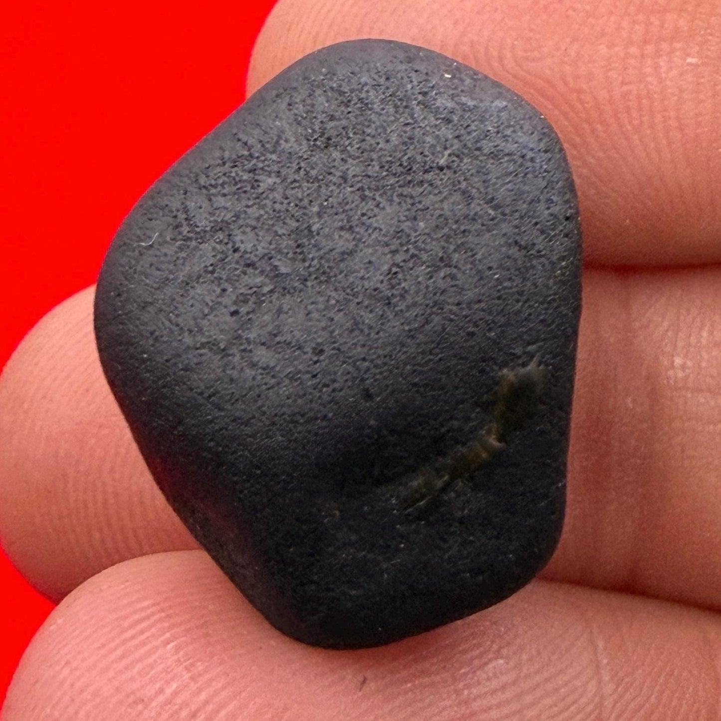 Saffordite Stone: Rare Cintamani, Arizona Tektite - 6.85 Grams