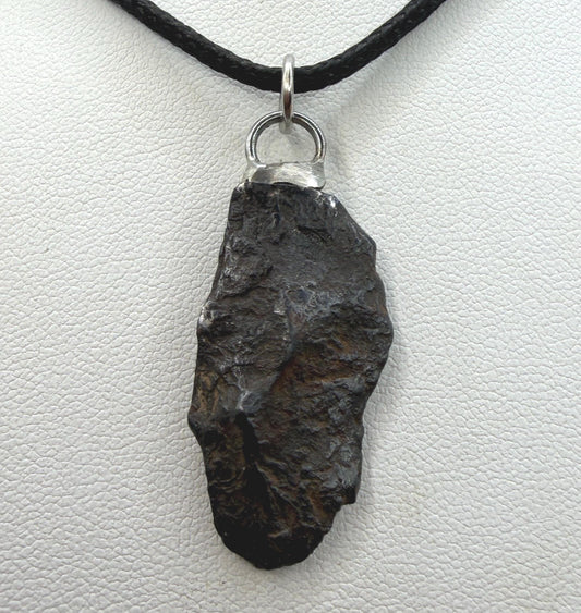 Canyon Diablo Iron Meteorite Pendant: Arizona Space Gift, 7.37g