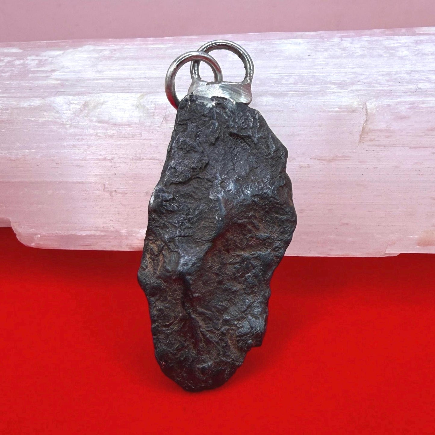 Canyon Diablo Iron Meteorite Pendant: Arizona Space Gift, 7.37g