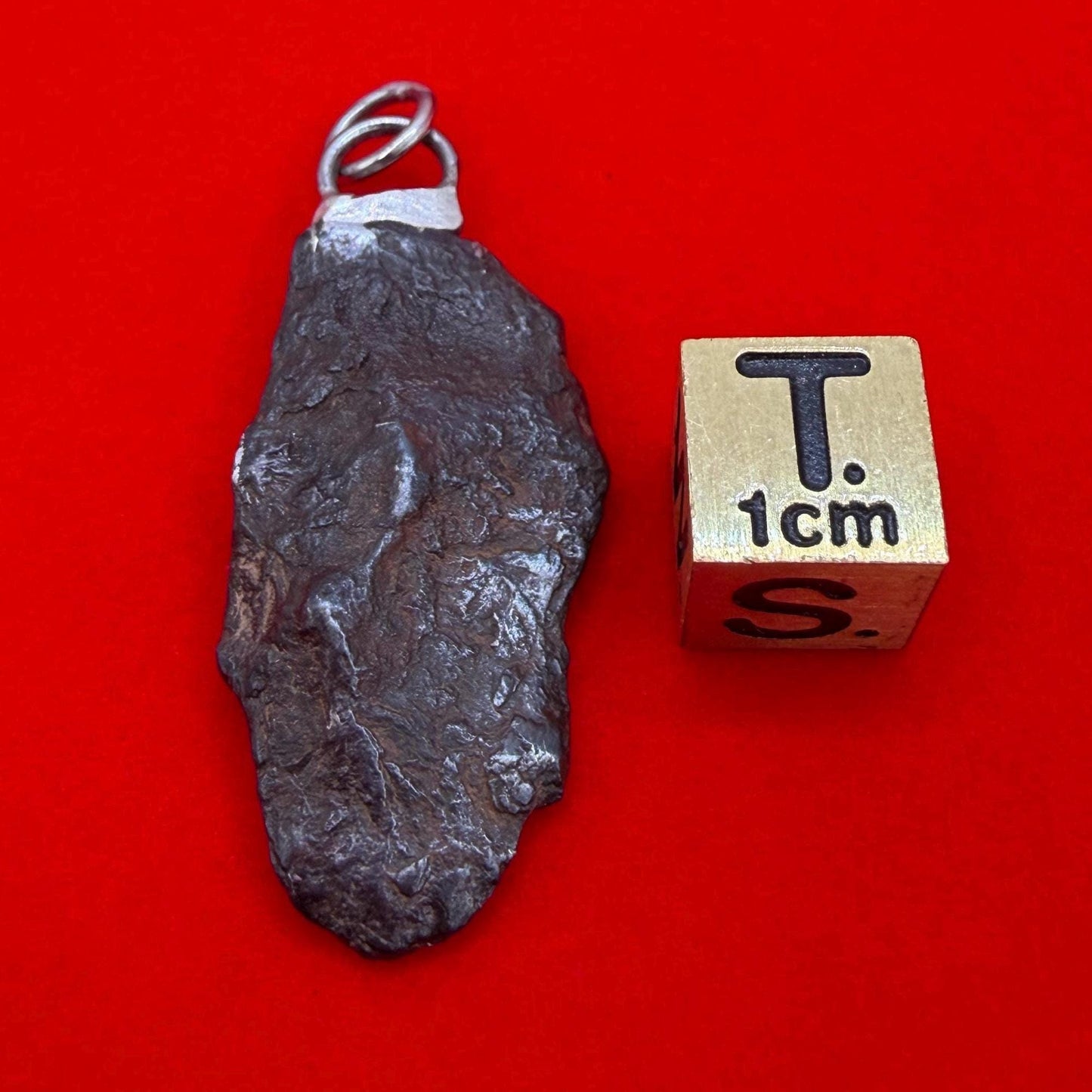 Canyon Diablo Iron Meteorite Pendant: Arizona Space Gift, 7.37g