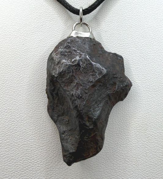 Canyon Diablo Iron Meteorite Pendant: Arizona Space Gift, 27.70g