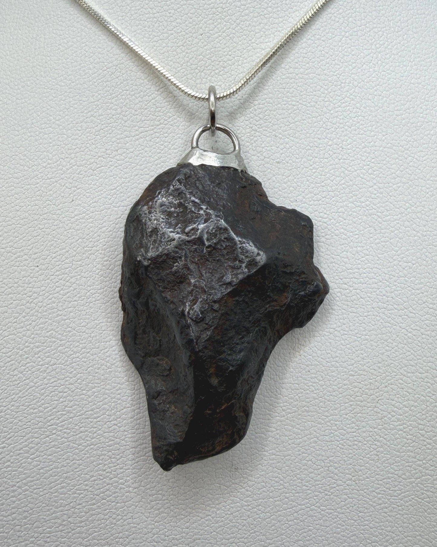 Canyon Diablo Iron Meteorite Pendant: Arizona Space Gift, 27.70g