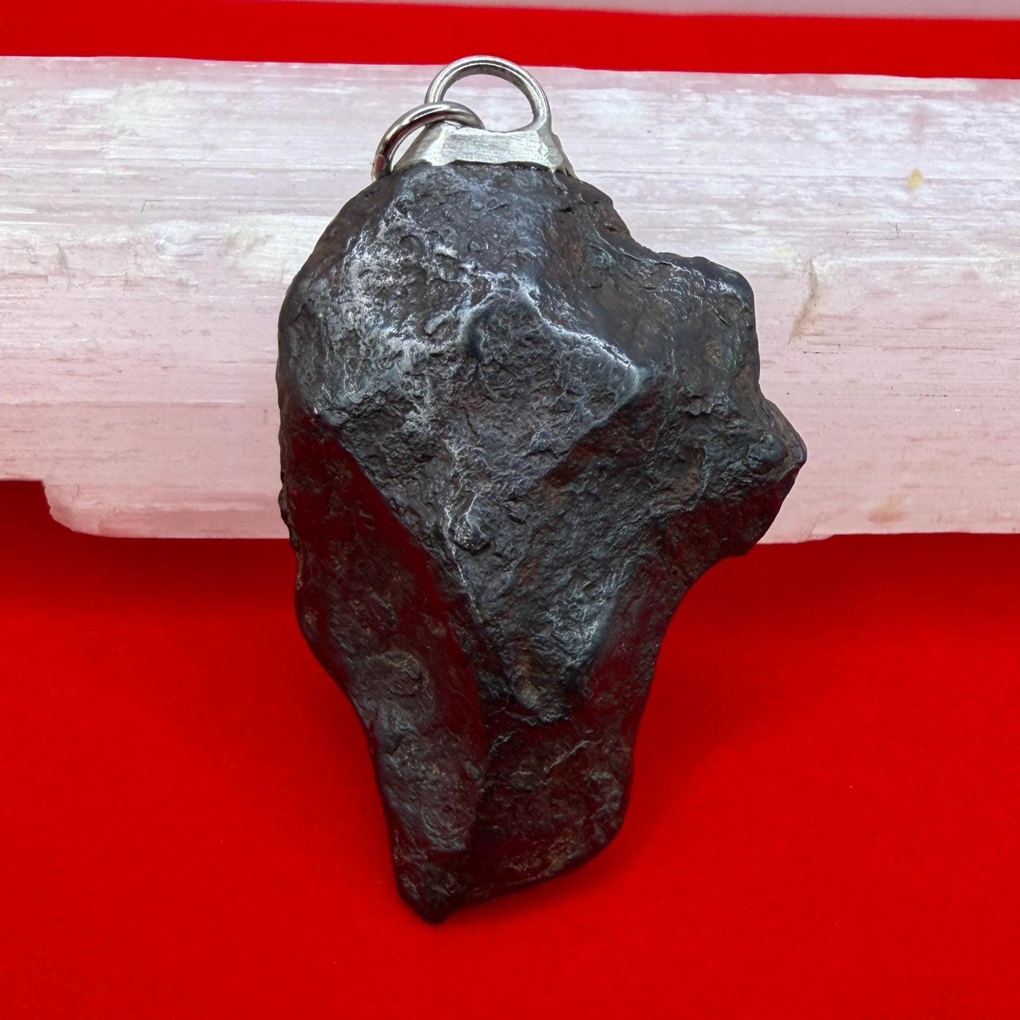 Canyon Diablo Iron Meteorite Pendant: Arizona Space Gift, 27.70g