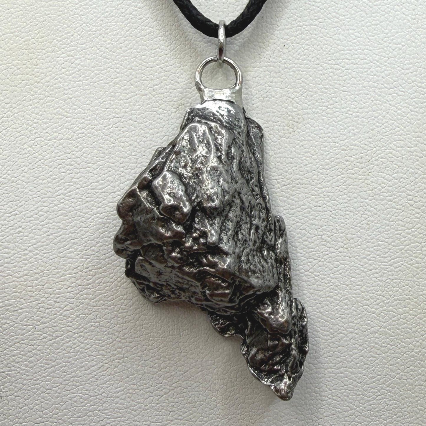 Campo del Cielo Meteorite Pendant: Authentic Iron Meteorite Jewelry, Space Gift, 25.96 grams