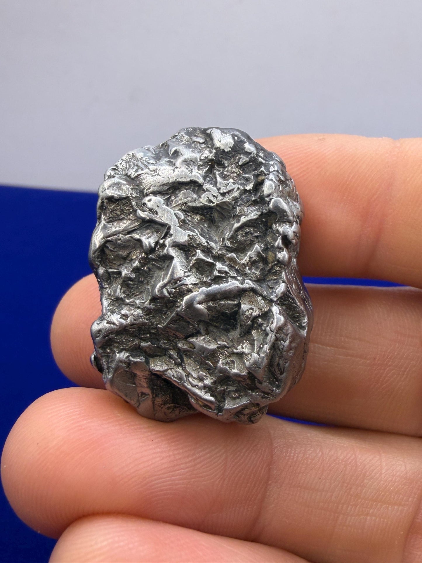 Uruacu Iron Meteorite Specimen: Space Gift, Authentic Meteorite, Brazil, 47.04 grams