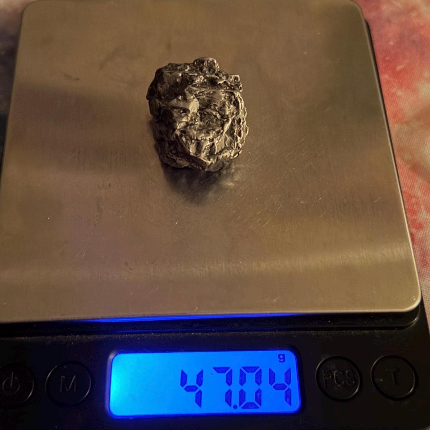 Uruacu Iron Meteorite Specimen: Space Gift, Authentic Meteorite, Brazil, 47.04 grams