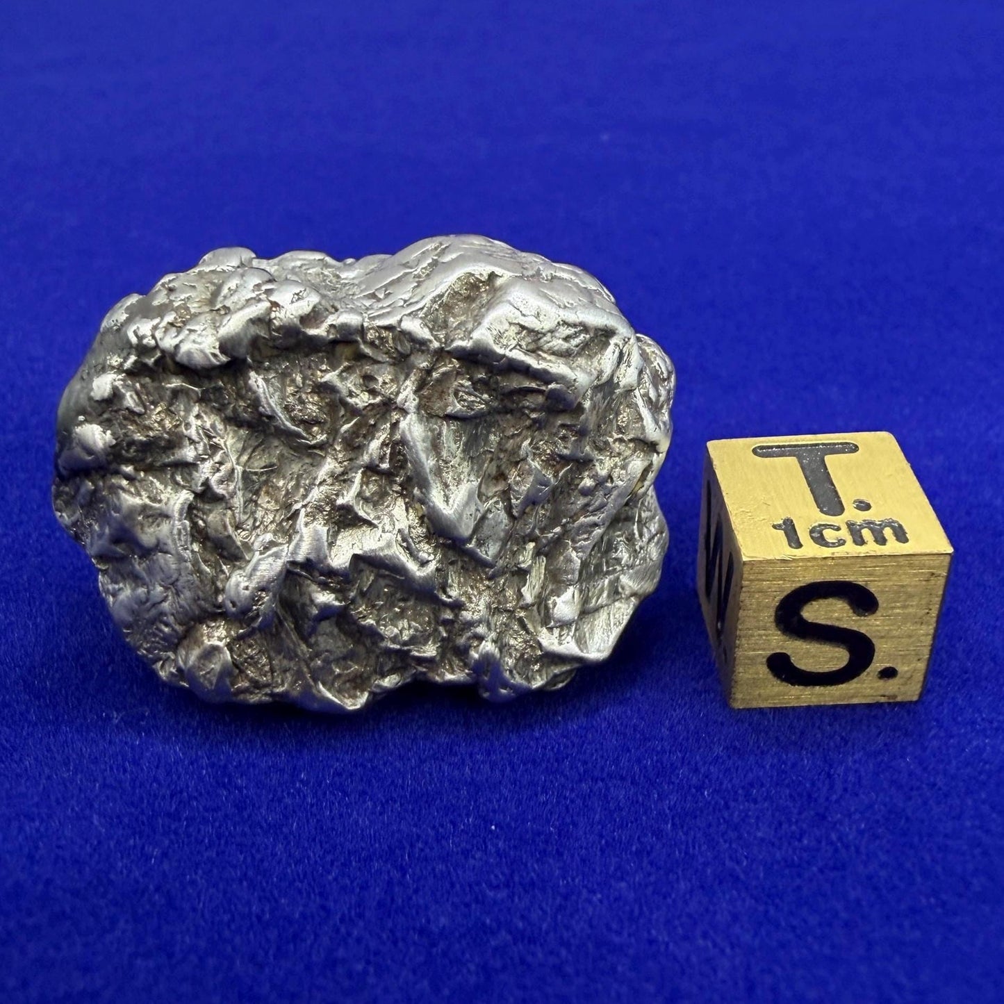 Uruacu Iron Meteorite Specimen: Space Gift, Authentic Meteorite, Brazil, 47.04 grams