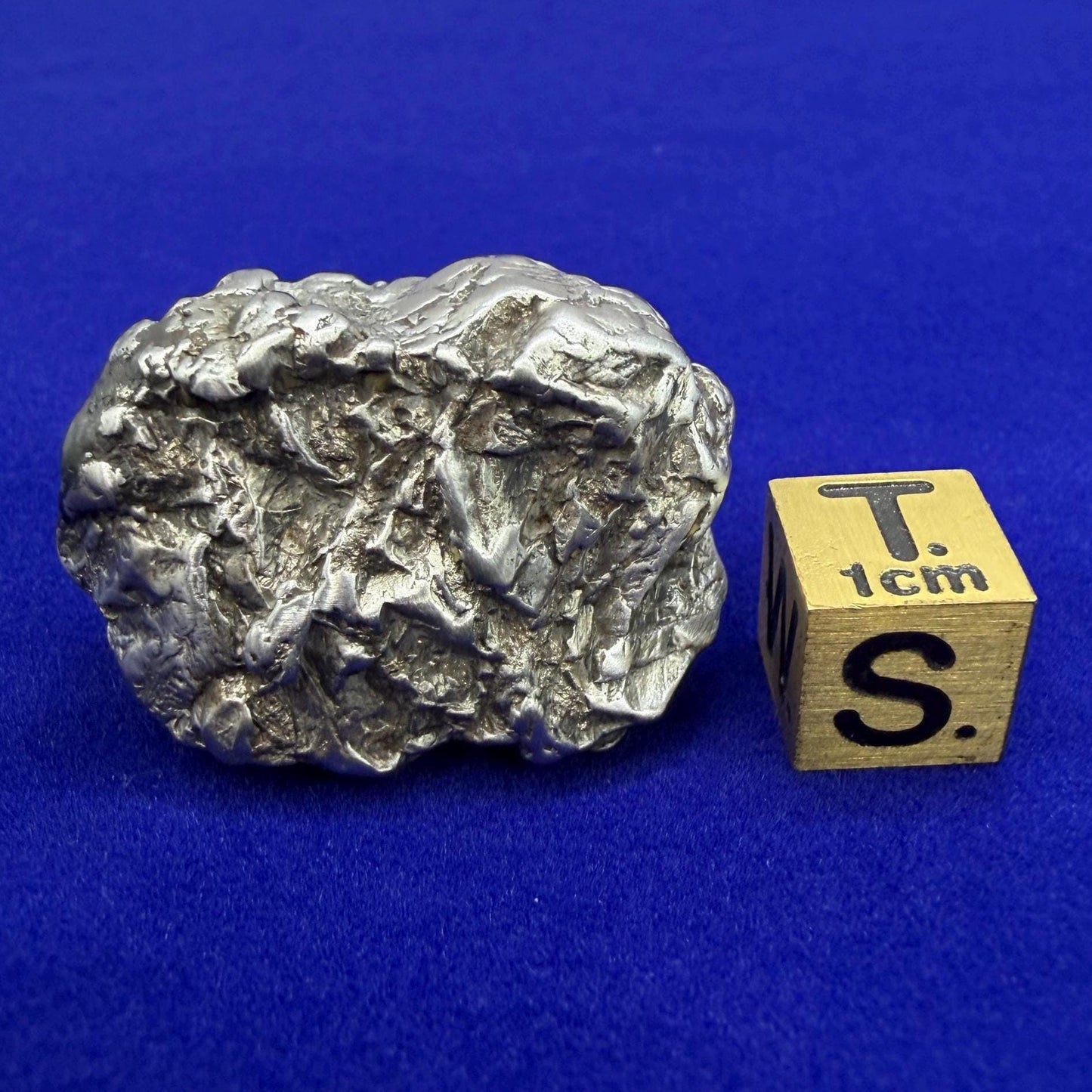 Uruacu Iron Meteorite Specimen: Space Gift, Authentic Meteorite, Brazil, 47.04 grams