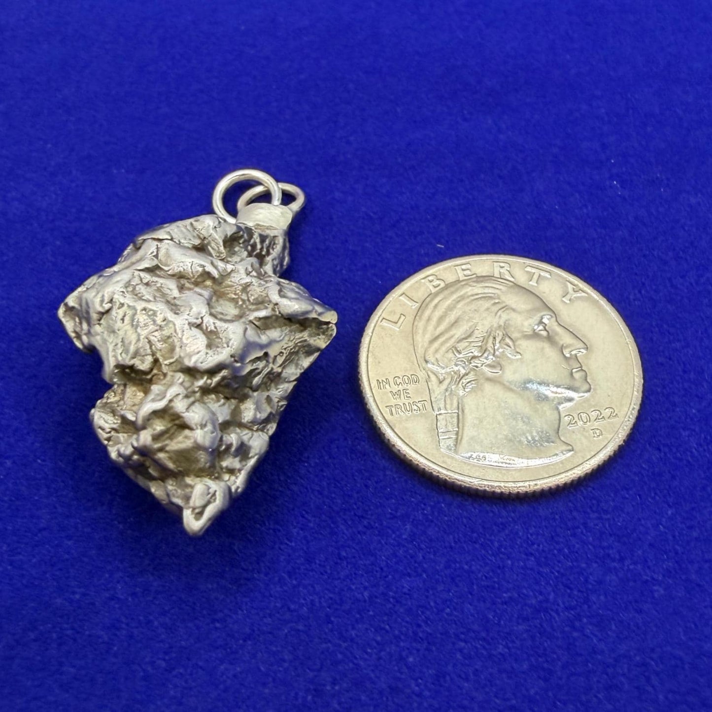 Campo del Cielo Meteorite Pendant: Authentic Astronomy Gift, Space Pendant, 26.60 Grams