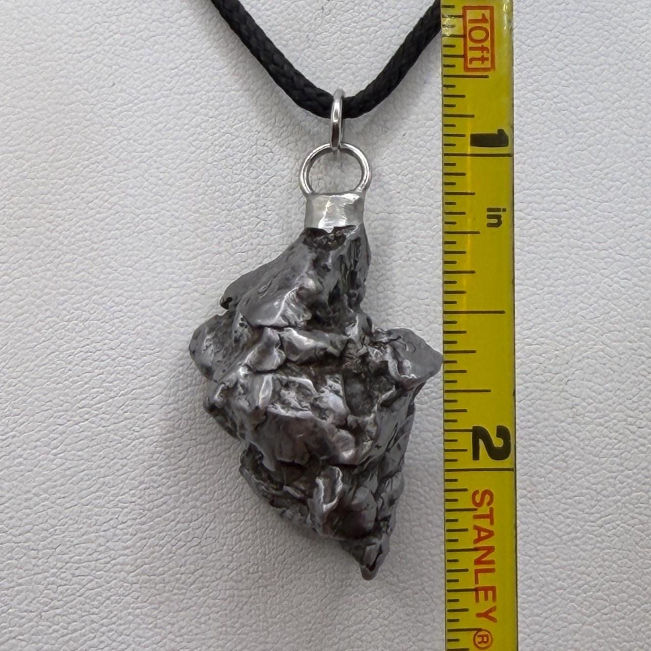 Campo del Cielo Meteorite Pendant: Authentic Astronomy Gift, Space Pendant, 26.60 Grams