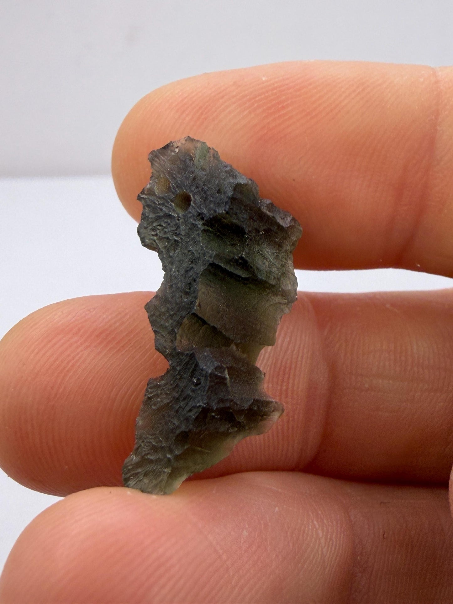 Authentic Moldavite Tektite Specimen, Czech Republic Origin, 2.46 grams
