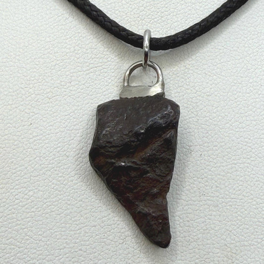 Canyon Diablo Iron Meteorite Pendant: Arizona Space Gift, 7.41g