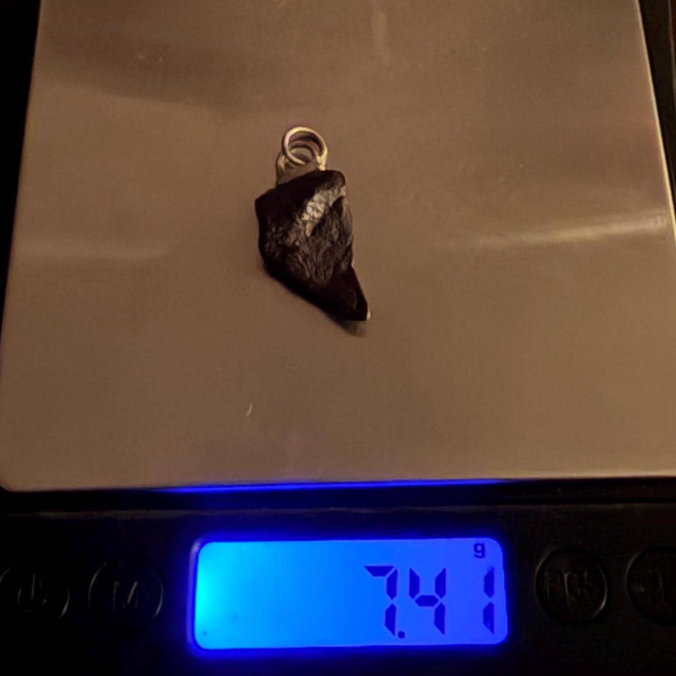 Canyon Diablo Iron Meteorite Pendant: Arizona Space Gift, 7.41g