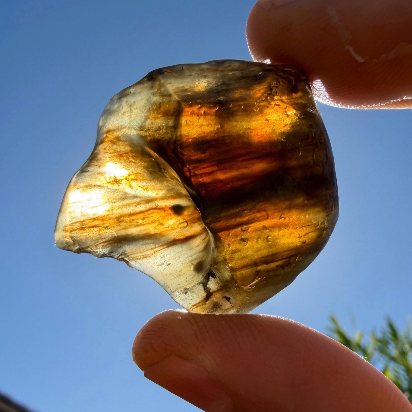 Libyan Desert Glass Tektite: Golden Green Talisman, Rare and Unique Tektite, 22.08 grams