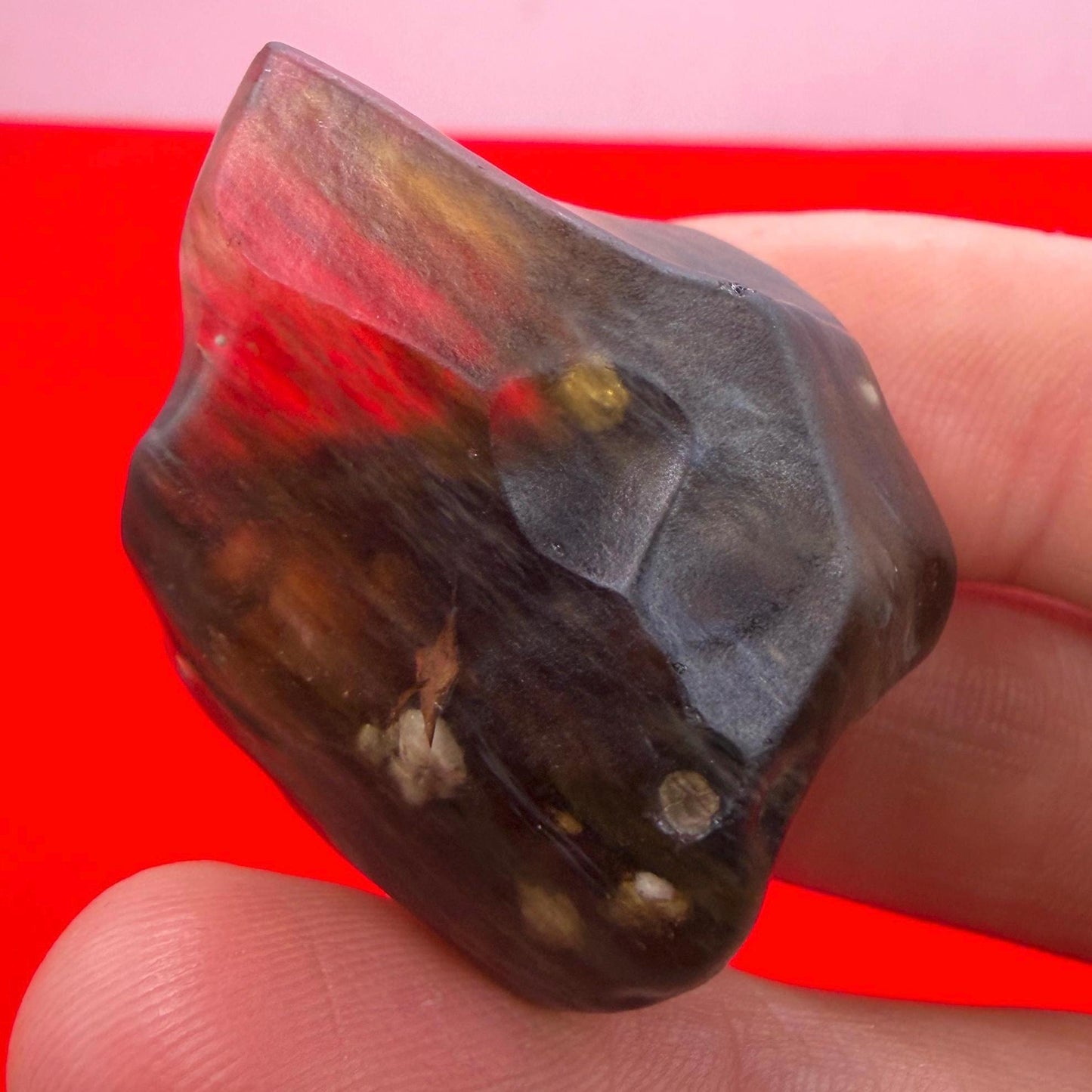 Libyan Desert Glass Tektite: Golden Green Talisman, Rare and Unique Tektite, 22.08 grams