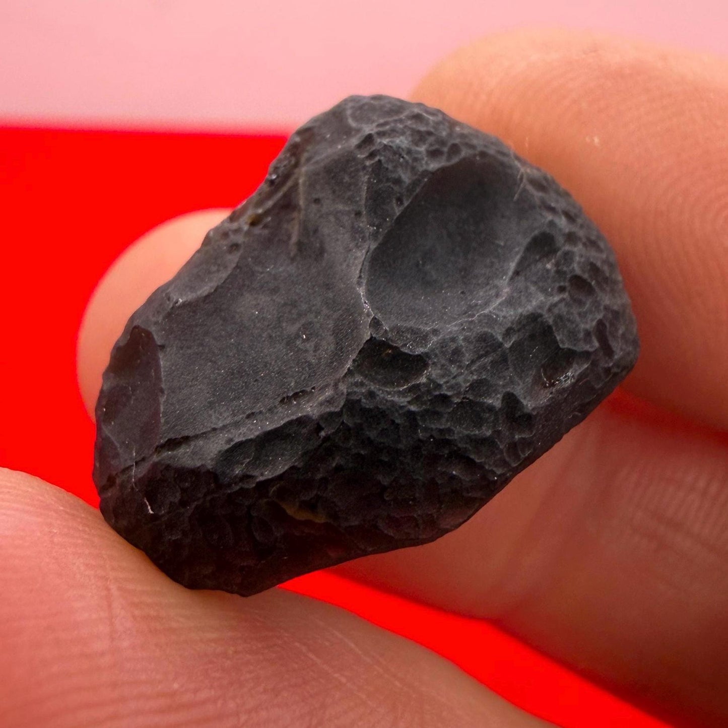 Saffordite Cintamani Stone Specimen: Rare Arizona Pseudo-Tektite, 5.85 grams