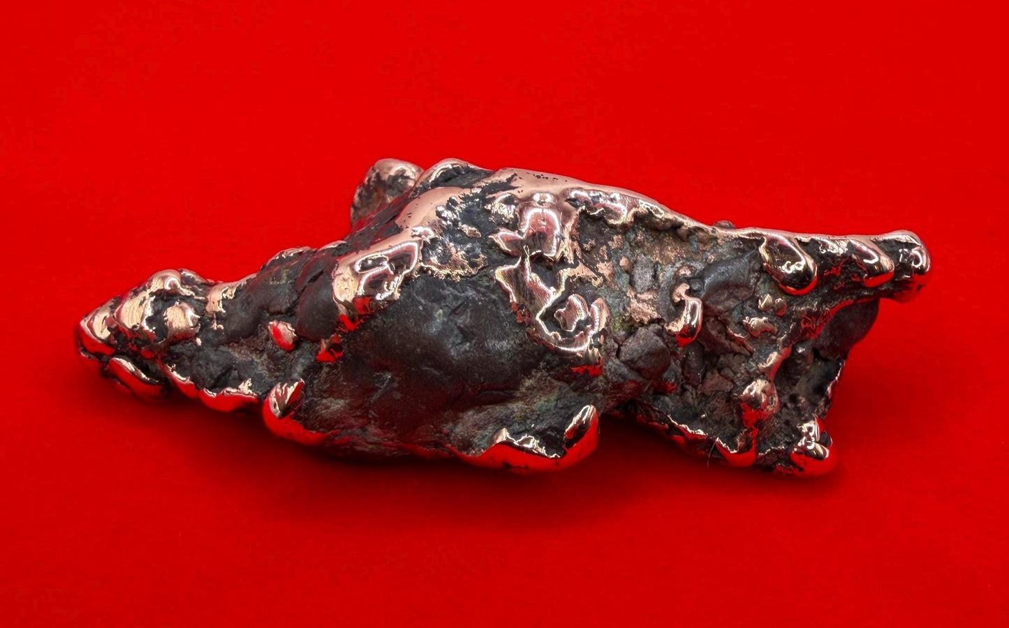 Michigan Float Copper Nugget: Keweenaw Native Copper, Energy Grounding, 50.73g