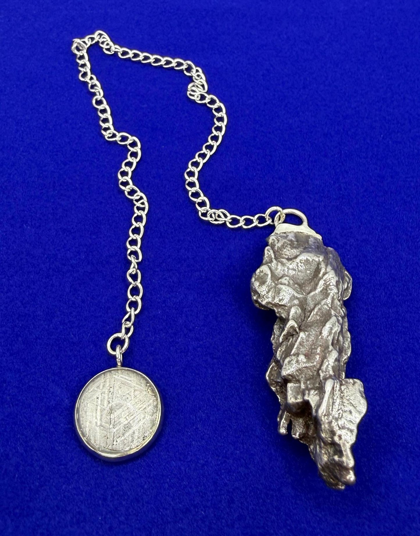 Campo del Cielo Meteorite Pendulum, Rare Cosmic Divination Tool, Crystal Healing Gift, 25.01g