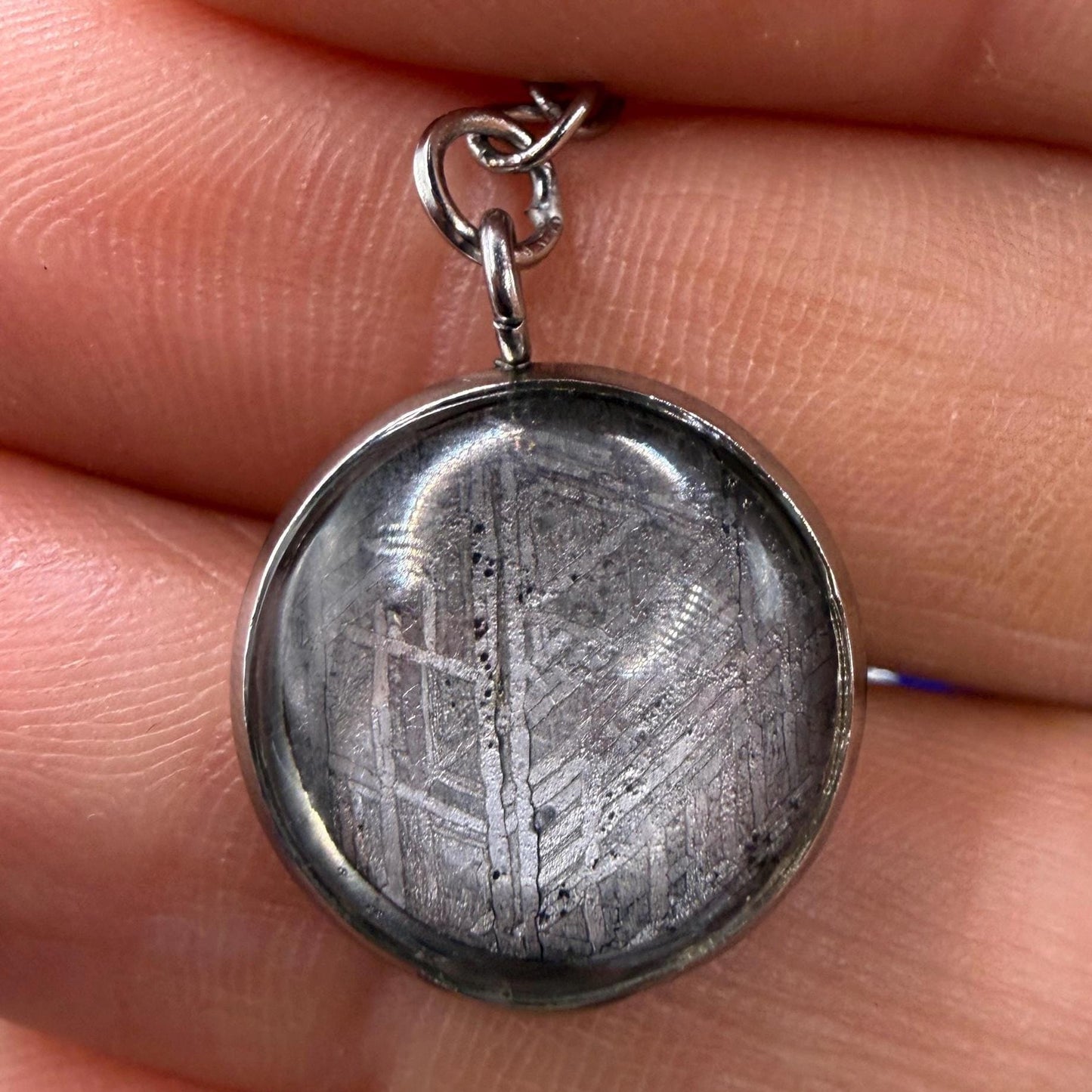 Campo del Cielo Meteorite Pendulum, Rare Cosmic Divination Tool, Crystal Healing Gift, 25.01g