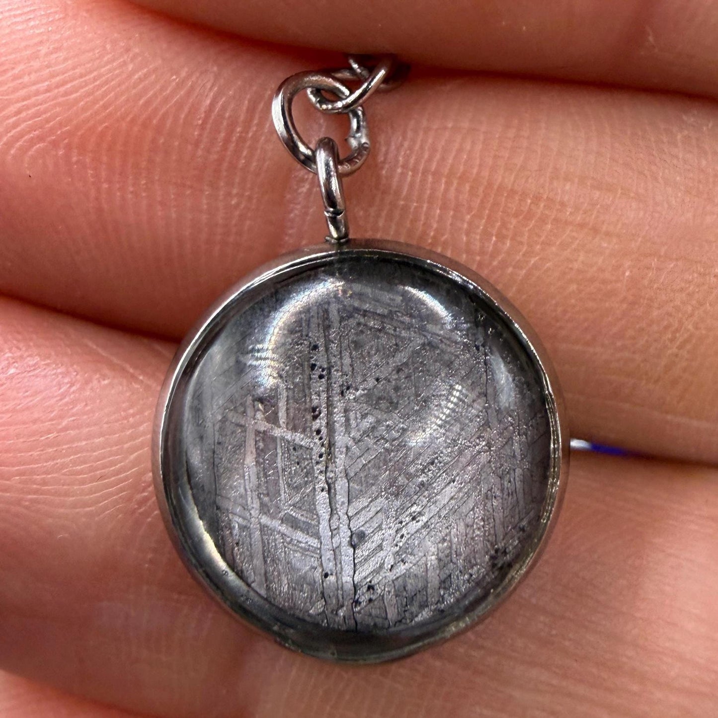 Campo del Cielo Meteorite Pendulum, Rare Cosmic Divination Tool, Crystal Healing Gift, 25.01g