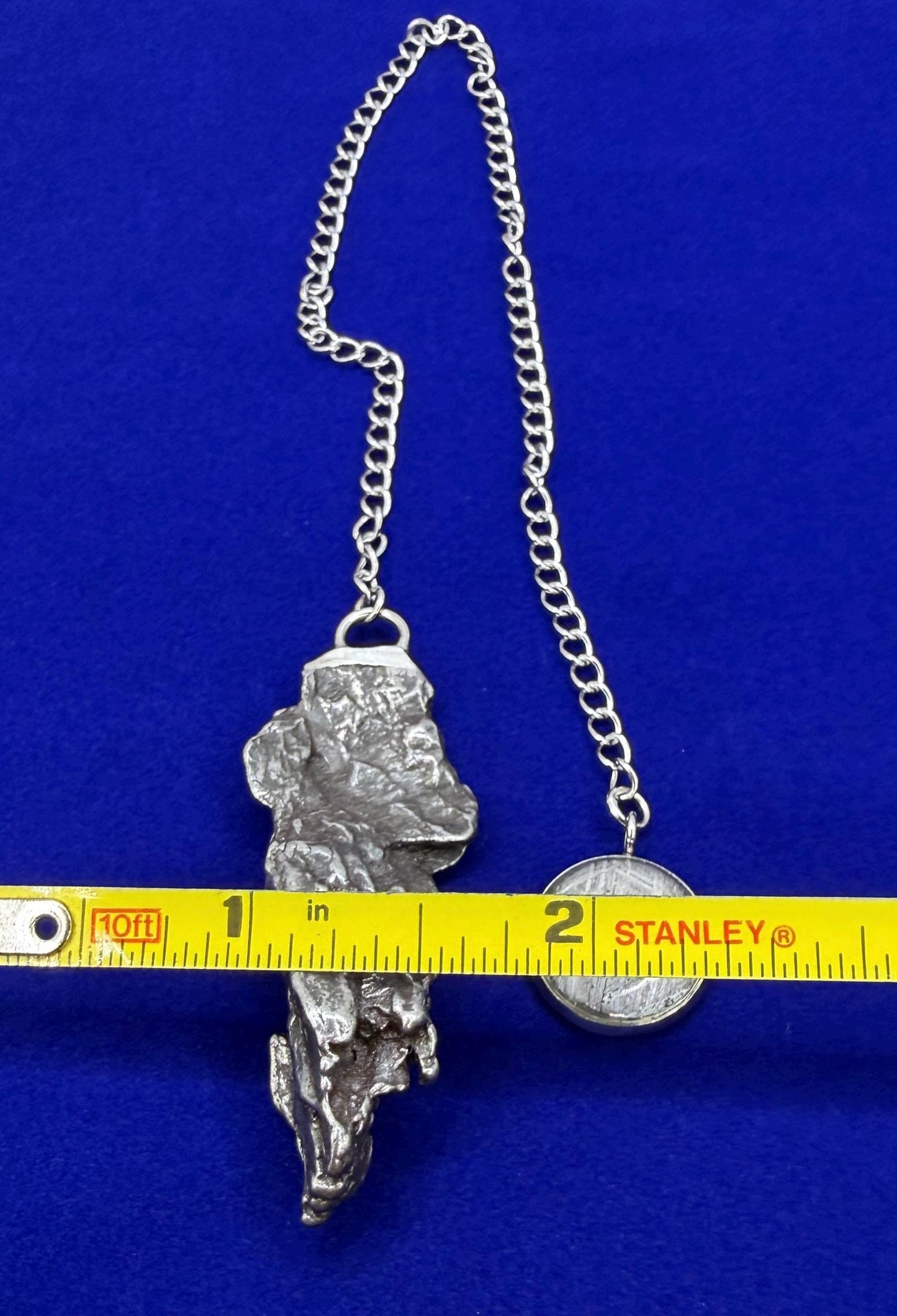 Campo del Cielo Meteorite Pendulum, Rare Cosmic Divination Tool, Crystal Healing Gift, 25.01g