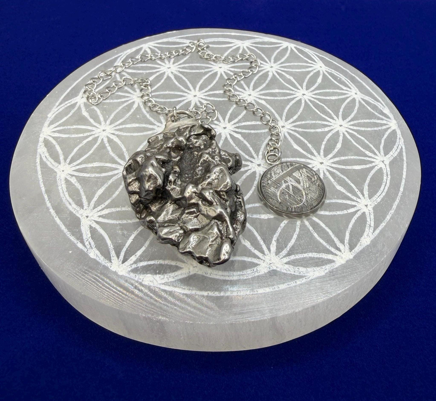 Campo del Cielo Meteorite Pendulum, Rare Cosmic Divination Tool, Crystal Healing Gift, 35.00g