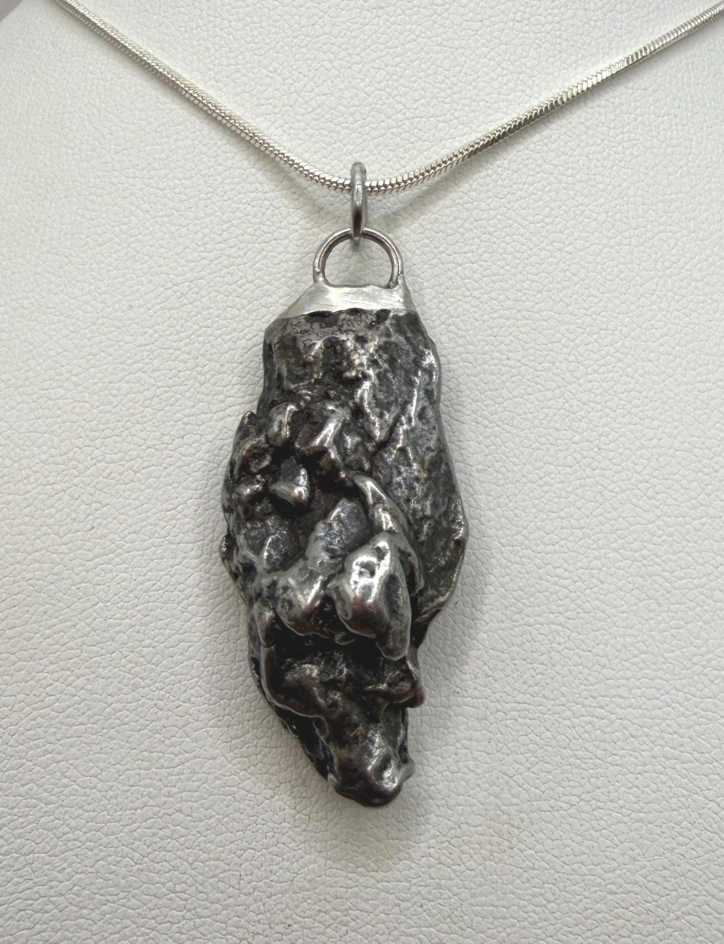 Campo del Cielo Meteorite Pendant: Authentic Astronomy Gift, Space Pendant, 20.08 Grams