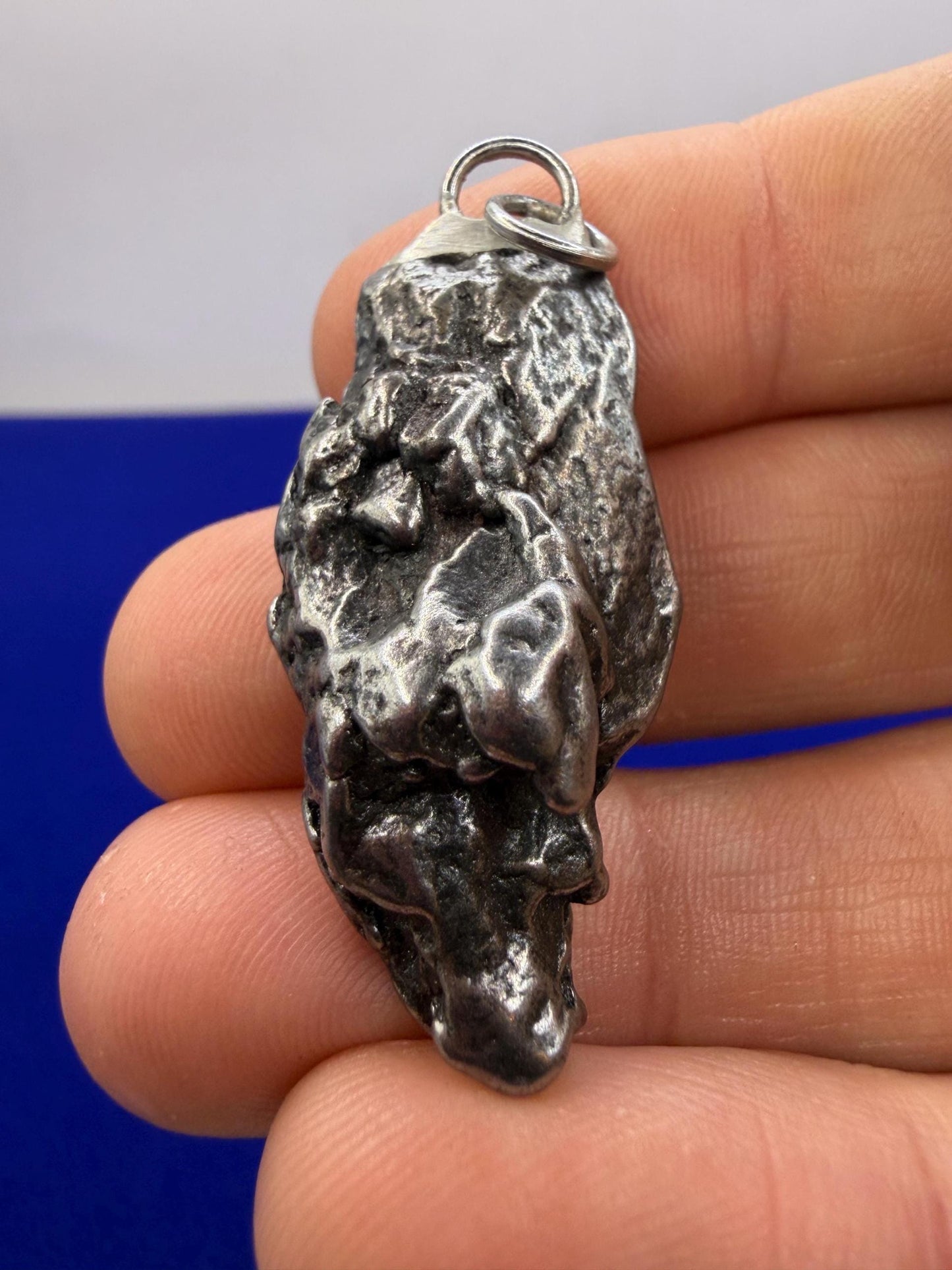 Campo del Cielo Meteorite Pendant: Authentic Astronomy Gift, Space Pendant, 20.08 Grams