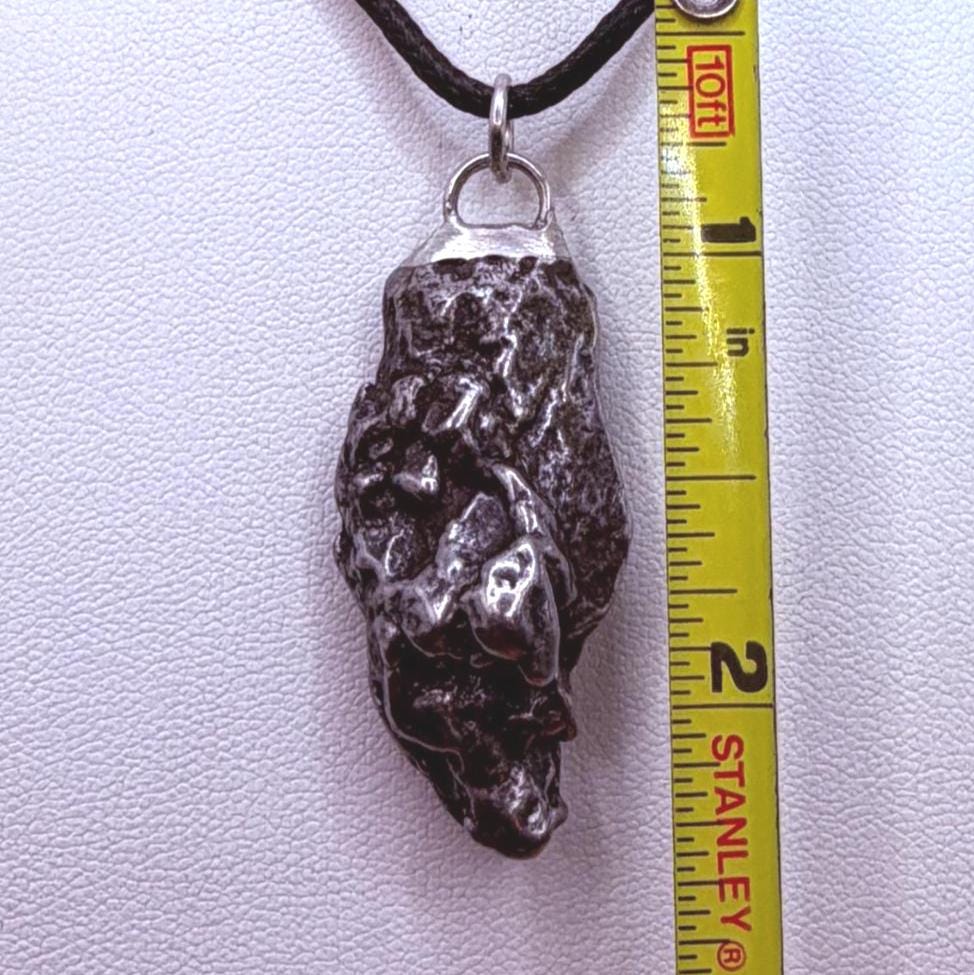 Campo del Cielo Meteorite Pendant: Authentic Astronomy Gift, Space Pendant, 20.08 Grams