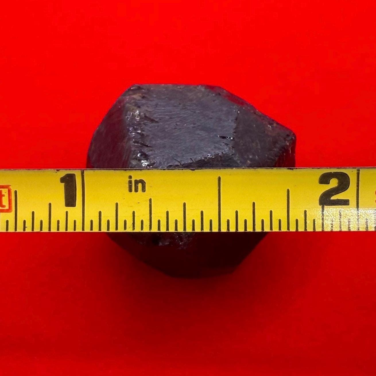 Moroccan Almandine Garnet Crystal: Dodecahedron Shape, 26.71 grams