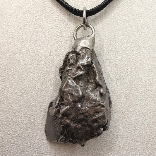 Campo del Cielo Meteorite Pendant: Authentic Iron Meteorite Jewelry, 18.14g