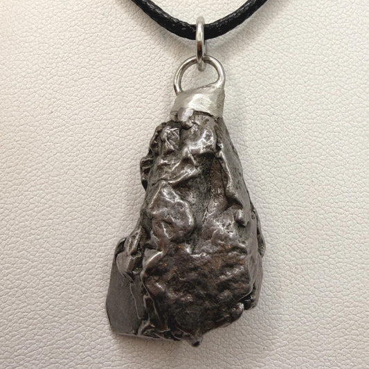 Campo del Cielo Meteorite Pendant: Authentic Iron Meteorite Jewelry, 18.14g