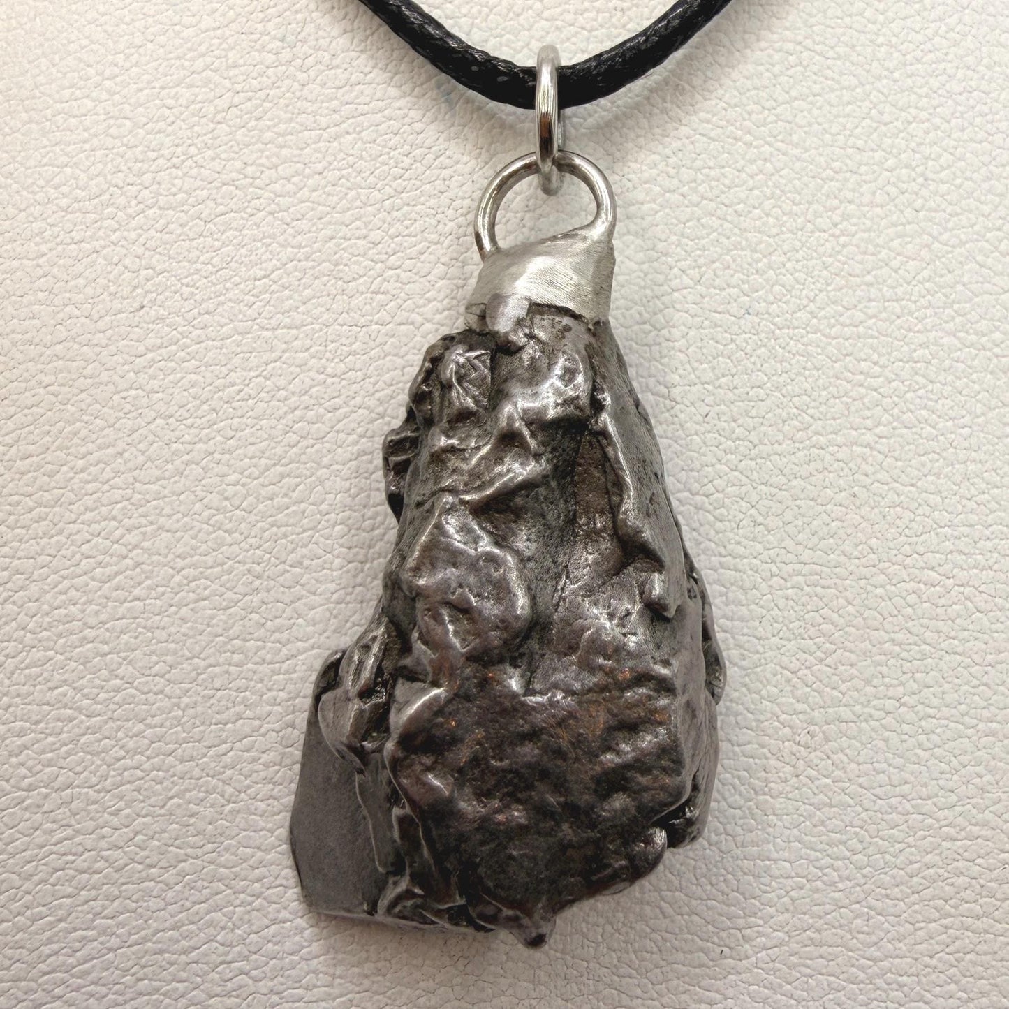Campo del Cielo Meteorite Pendant: Authentic Iron Meteorite Jewelry, 18.14g