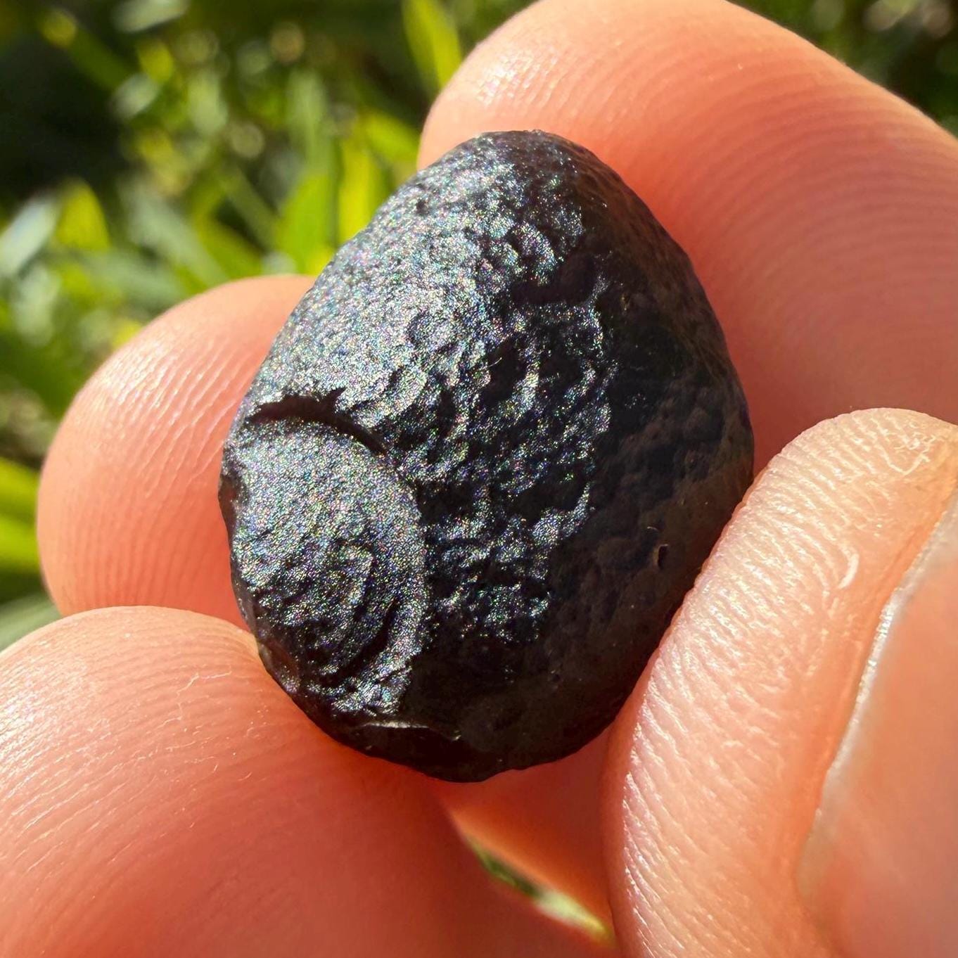 Saffordite Stone: Rare Cintamani, Arizona Tektite - 4.98 Grams