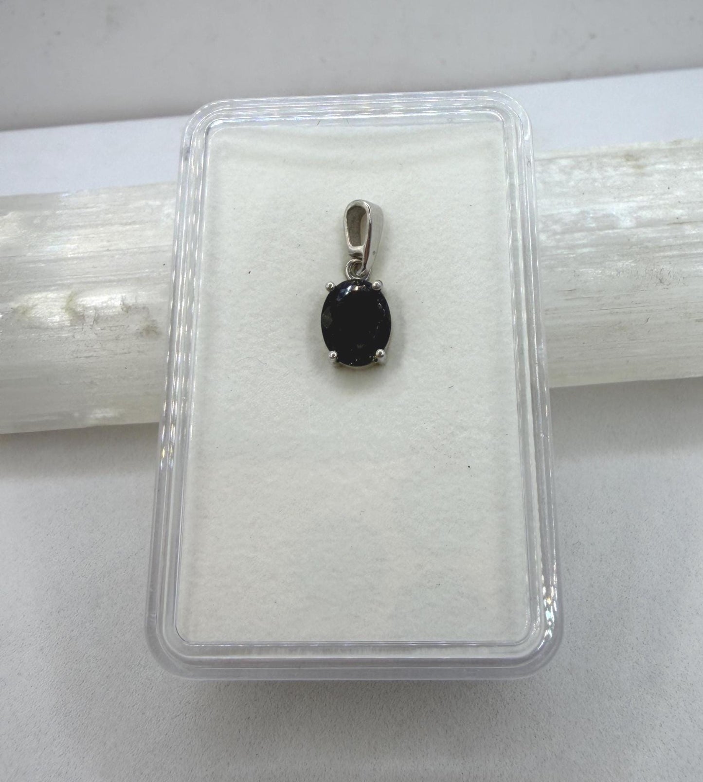 Authentic Moldavite Tektite Pendant: Gem-Cut, Czech Republic, Reiki Energy