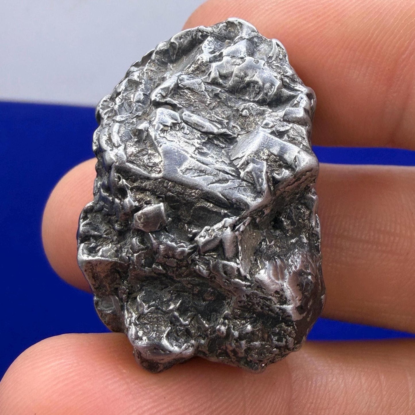 Uruacu Iron Meteorite Specimen: Space Gift, Authentic Meteorite, Brazil, 47.04 grams