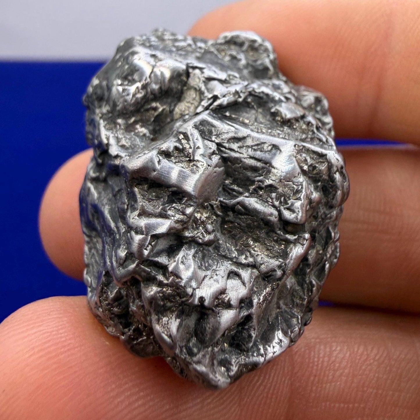 Uruacu Iron Meteorite Specimen: Space Gift, Authentic Meteorite, Brazil, 47.04 grams