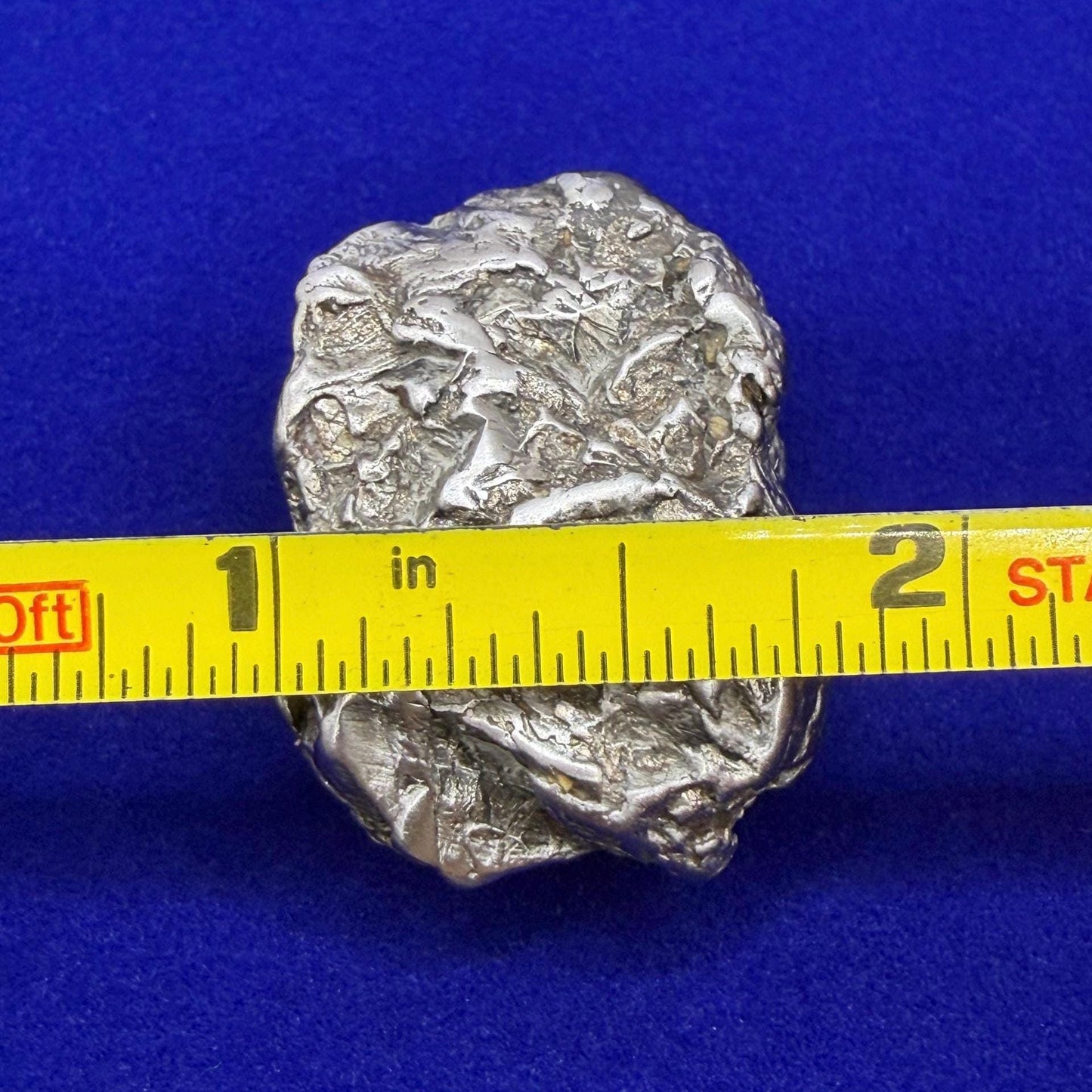 Uruacu Iron Meteorite Specimen: Space Gift, Authentic Meteorite, Brazil, 47.04 grams