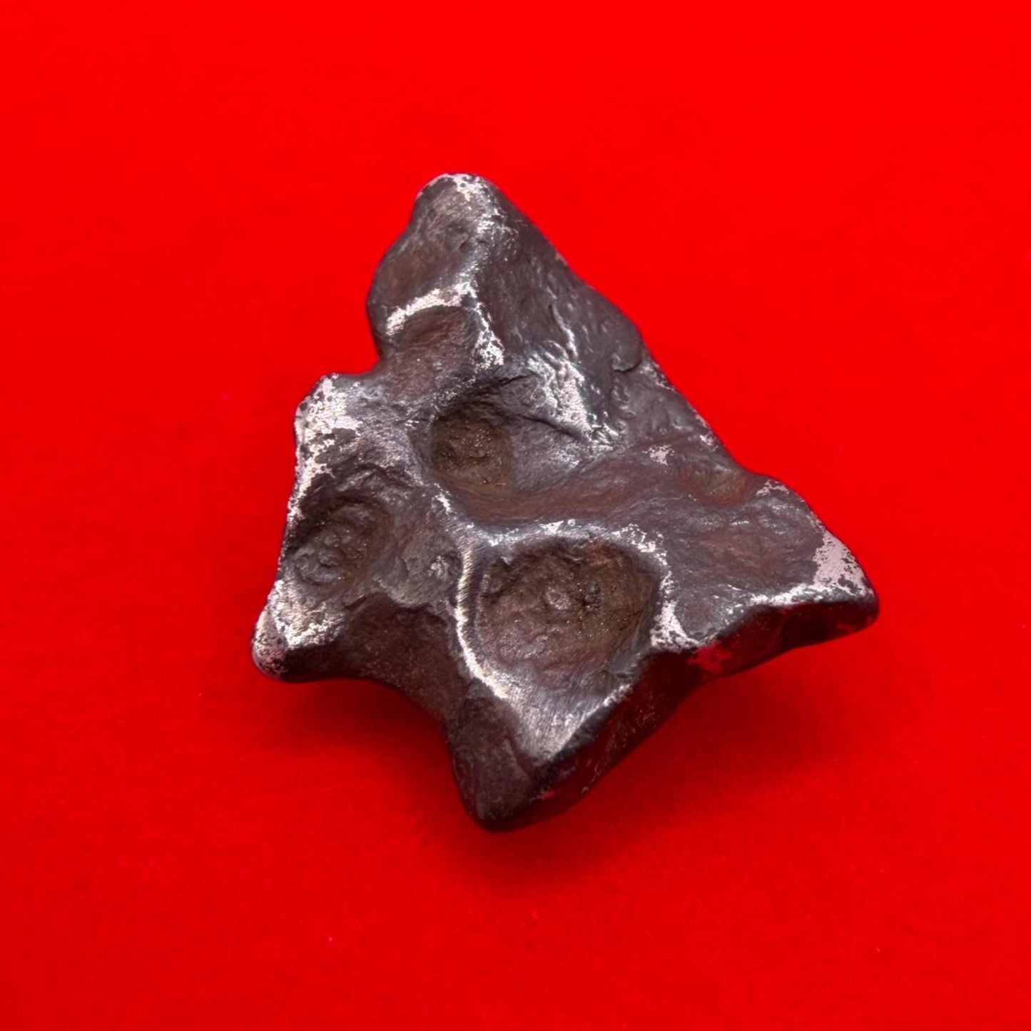 Agoudal Iron Meteorite Specimen: Regmaglypts, IIAB Hexahedrite, 5.43 grams