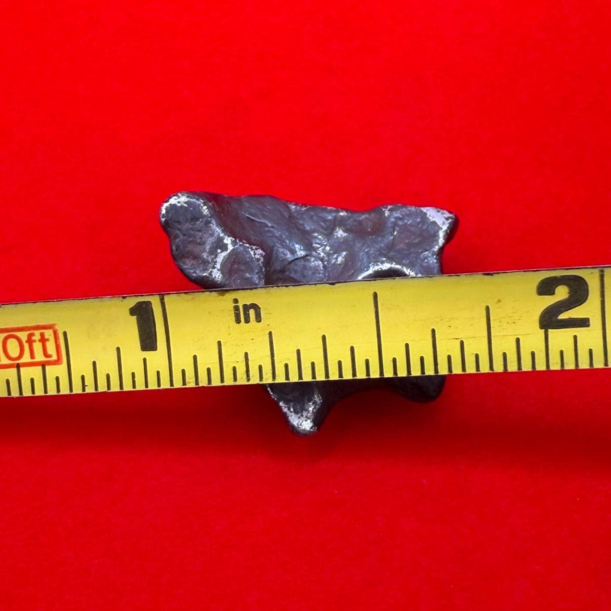 Agoudal Iron Meteorite Specimen: Regmaglypts, IIAB Hexahedrite, 5.43 grams