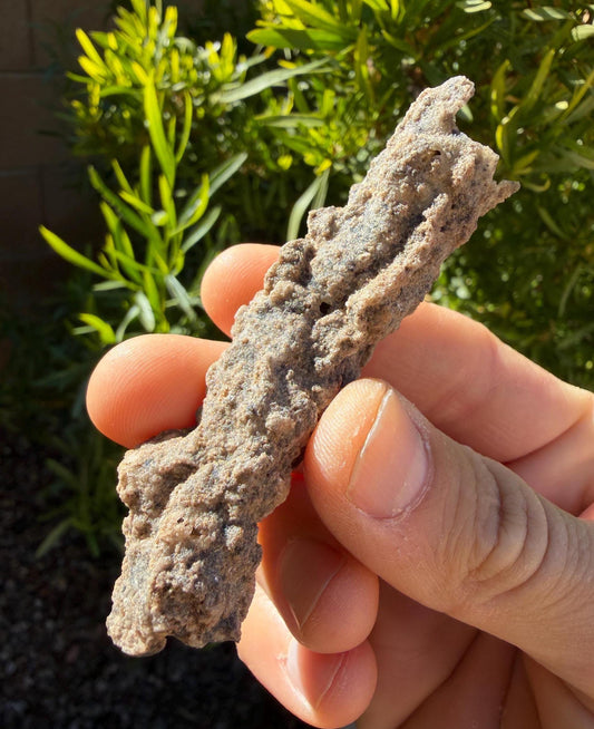 Sahara Desert Fulgurite: Fossilized Lightning Rock, Energy Work, 8.99 grams