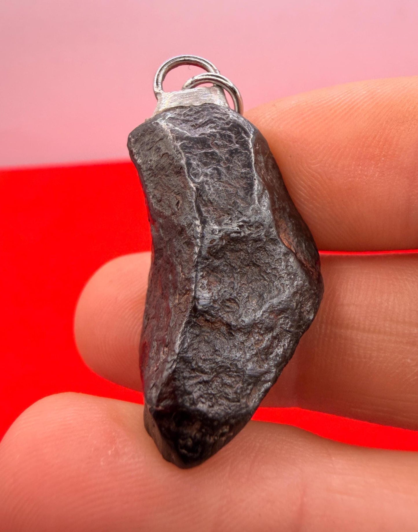 Canyon Diablo Iron Meteorite Pendant: Arizona Space Gift, 18.63g
