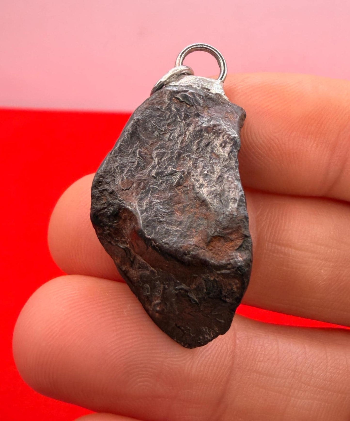 Canyon Diablo Iron Meteorite Pendant: Arizona Space Gift, 18.63g