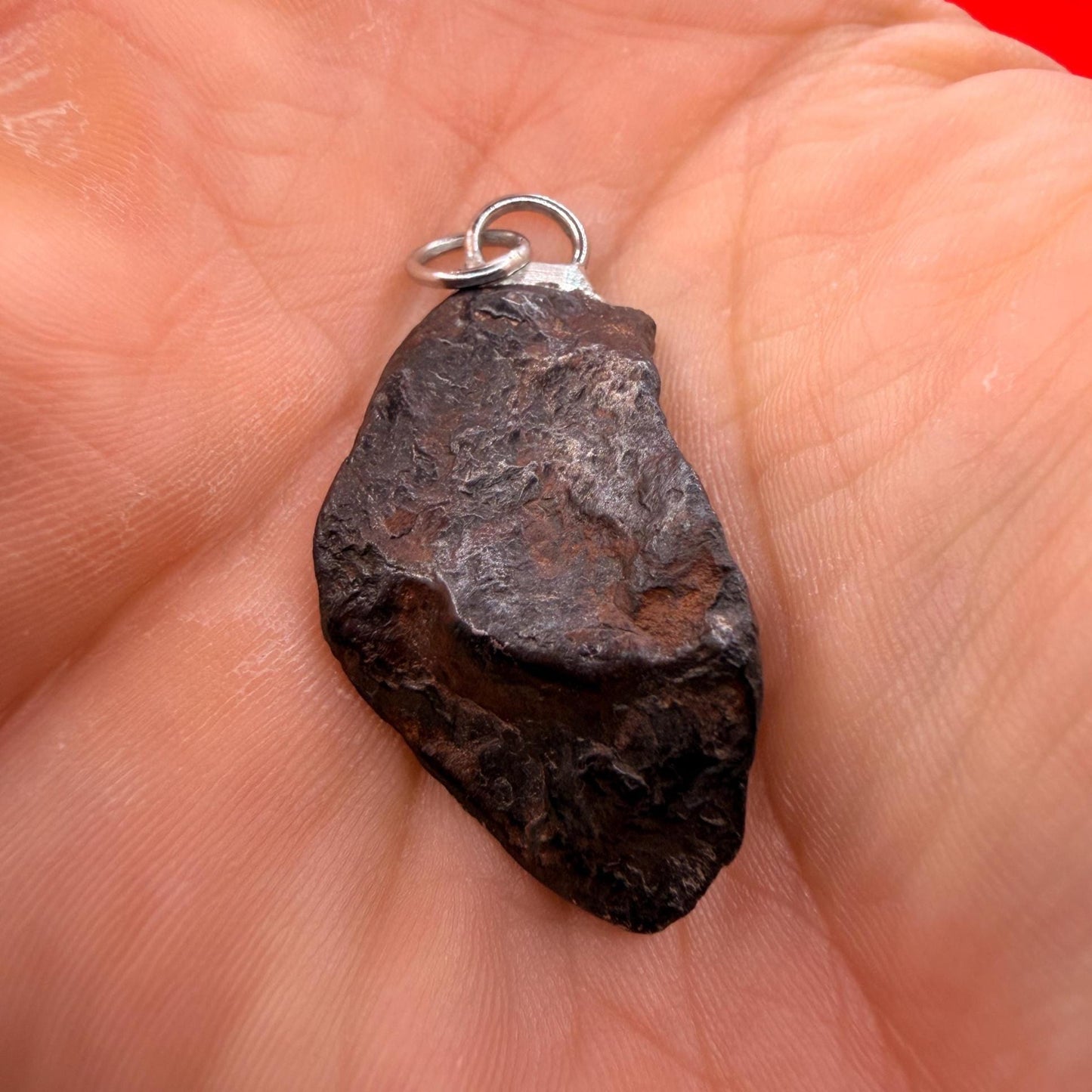 Canyon Diablo Iron Meteorite Pendant: Arizona Space Gift, 18.63g
