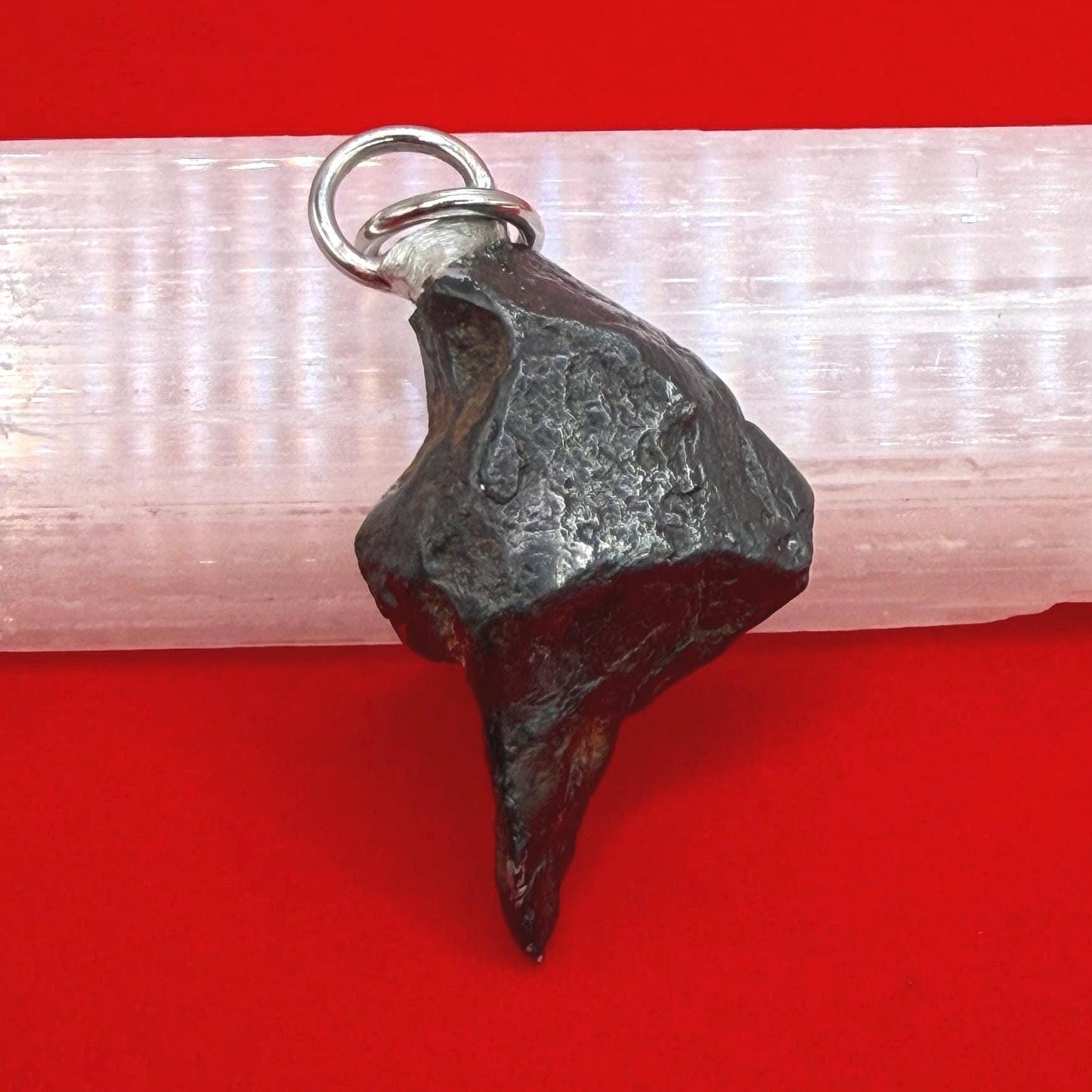Canyon Diablo Iron Meteorite Pendant: Arizona Space Gift, 6.75g