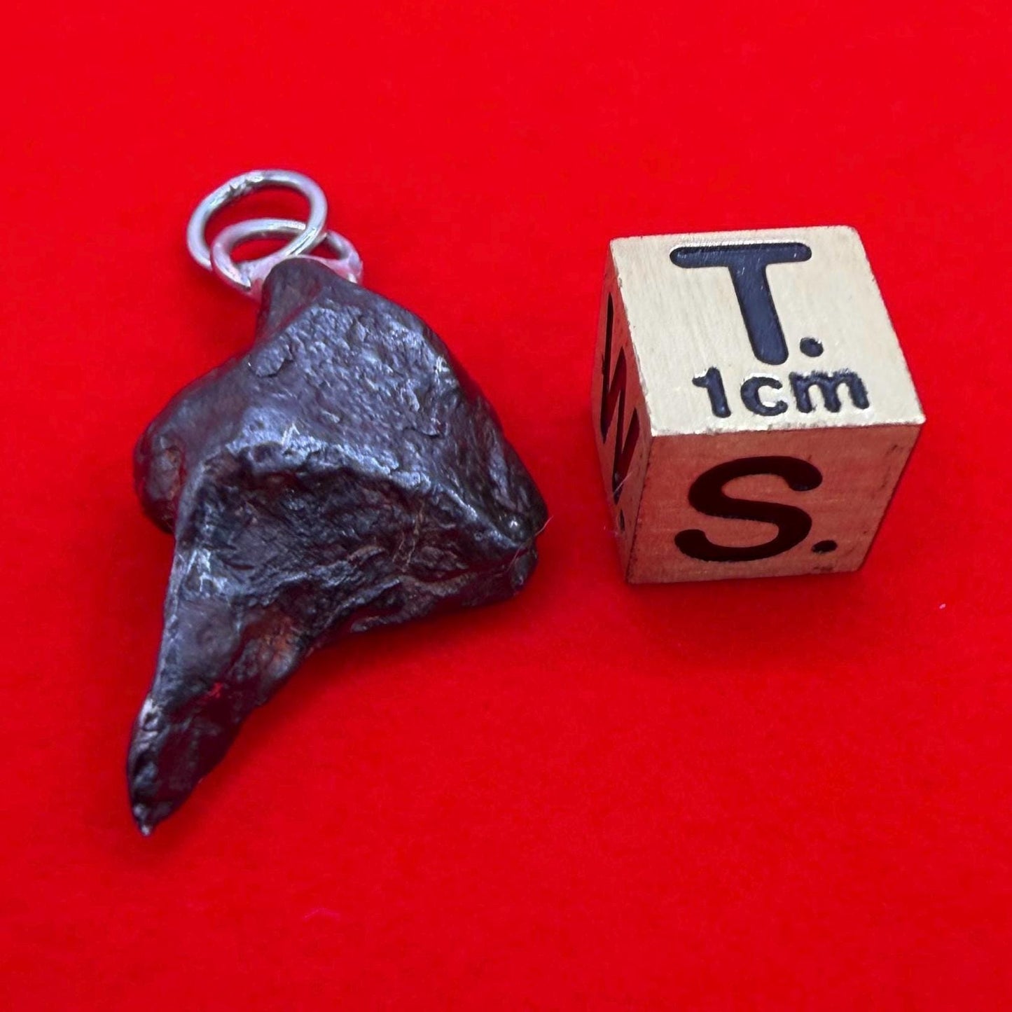 Canyon Diablo Iron Meteorite Pendant: Arizona Space Gift, 6.75g