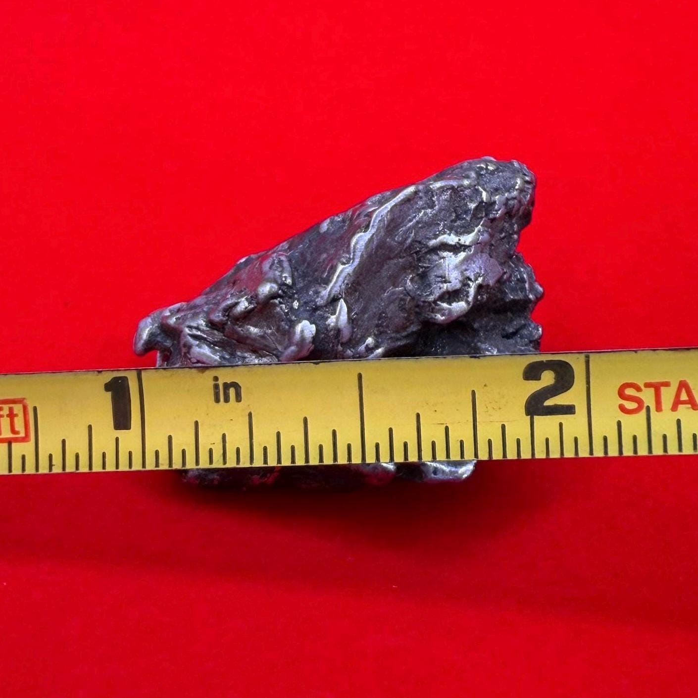 Uruacu Iron Meteorite Specimen: Space Gift, Authentic Meteorite, Brazil, 28.58 grams